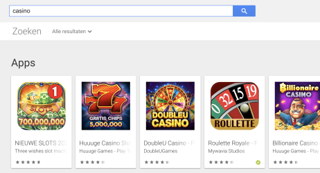Google Play casino apps